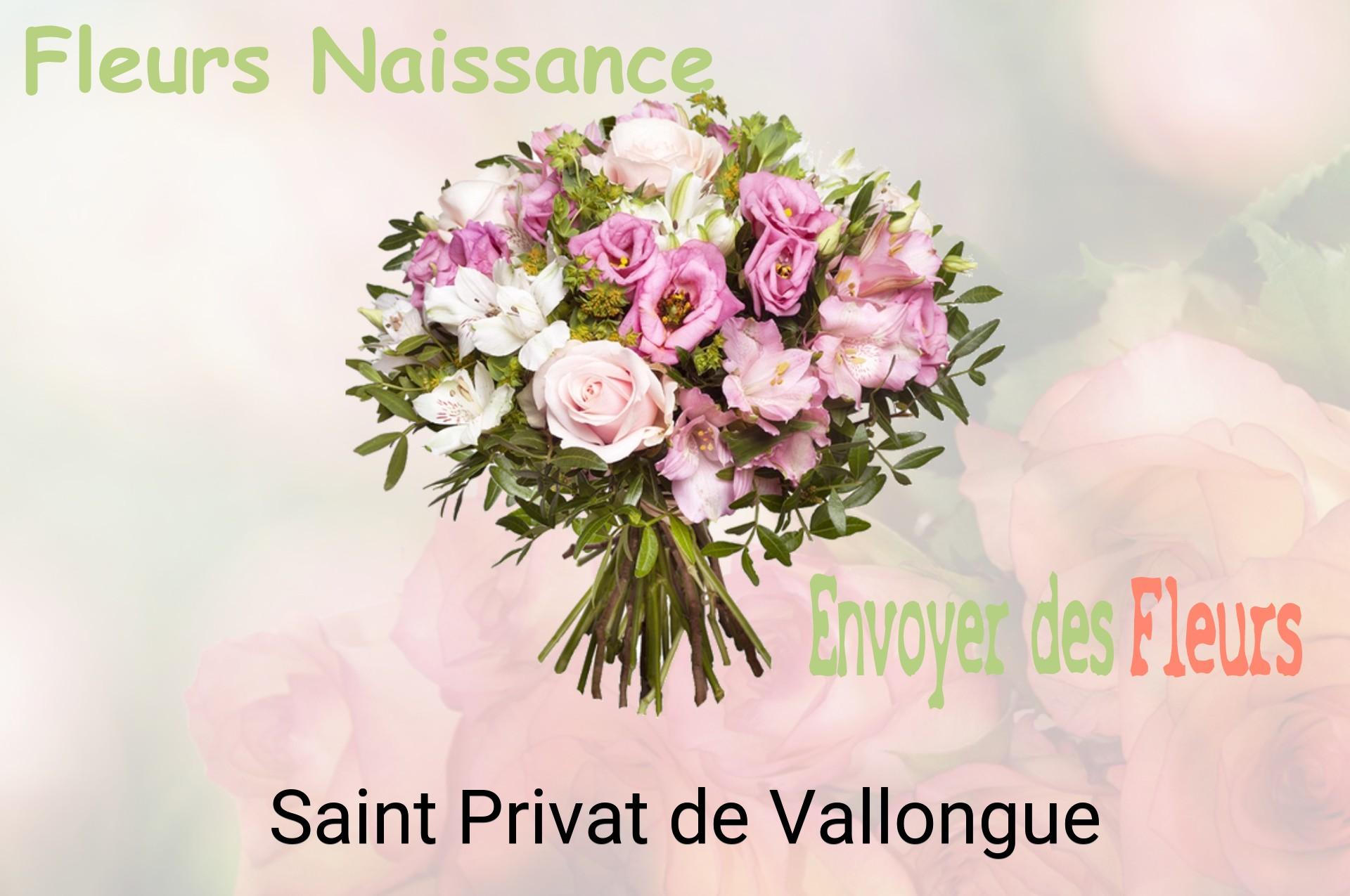 Bouquet de fleurs de naissance livré à Saint-Privat-de-Vallongue